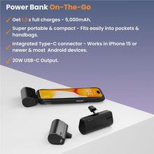 EFM Power On-The-Go 5K USB-C Power Bank (Black)