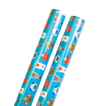 Hallmark Gift Wrap Roll - Party Animals