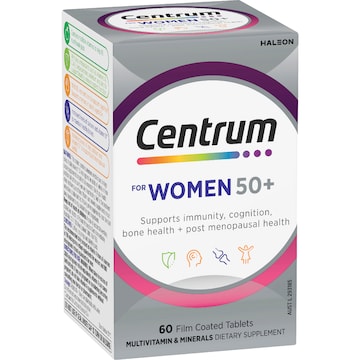 Centrum Women 50+ Daily Multivitamin Tablets 60 pack
