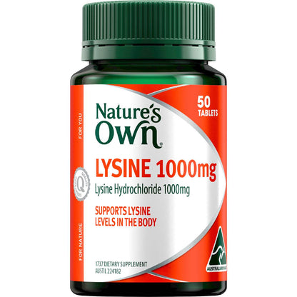Nature's Own Cold Sore Relief Double Strength For Immune Support 50 Pack