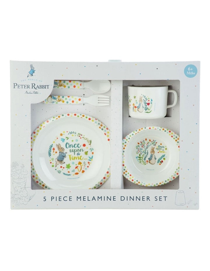 Classic 5 Piece Dinner Set in White