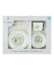 Classic 5 Piece Dinner Set in White