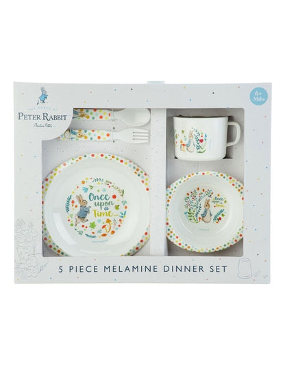 Classic 5 Piece Dinner Set in White