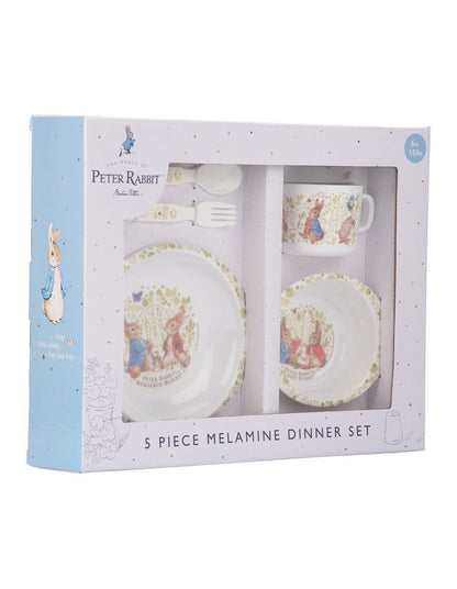Classic 5 Piece Dinner Set in White