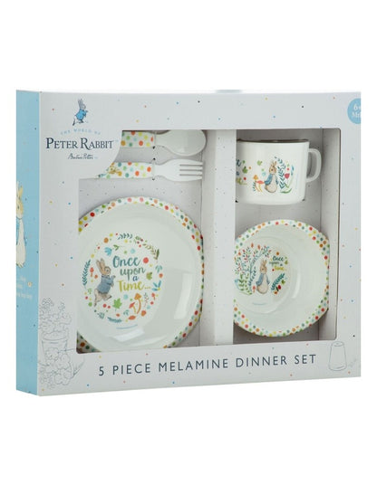Classic 5 Piece Dinner Set in White