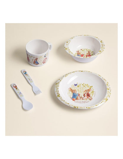 Classic 5 Piece Dinner Set in White