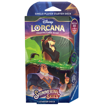 Disney Lorcana Trading Card Game - Shimmering Skies Starter Deck