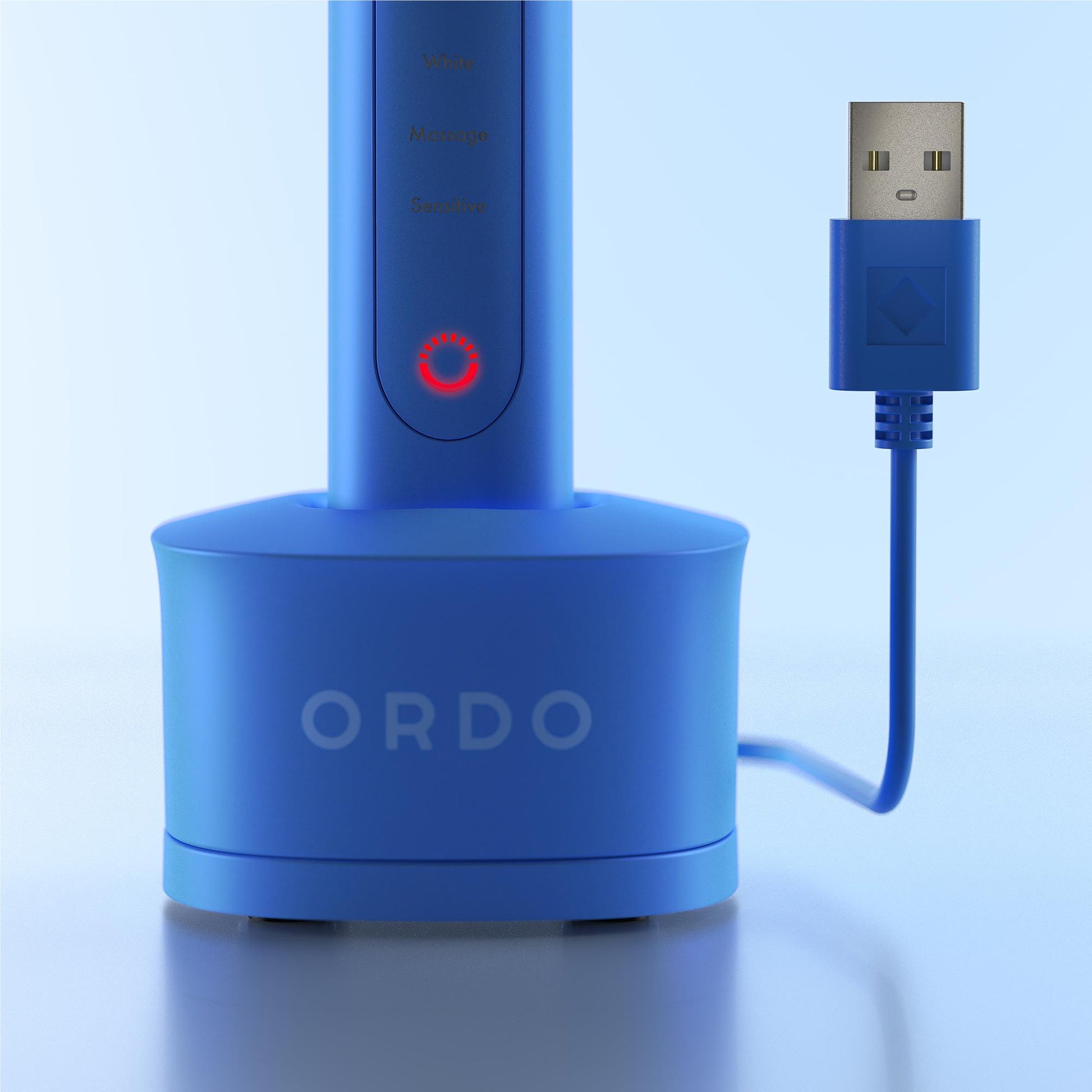 Ordo Sonic+ Electric Toothbrush and Charging Travel Case (Arctic Blue)