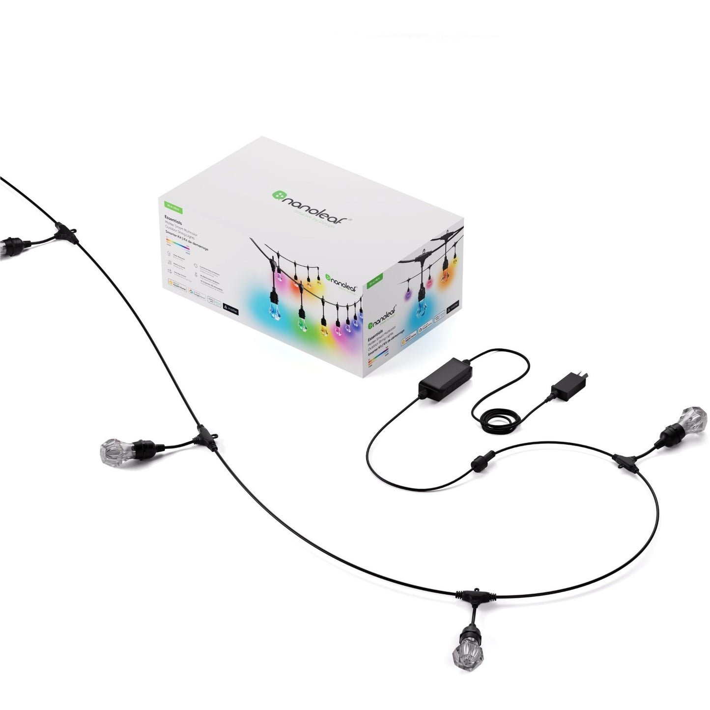Nanoleaf Matter Smart Multicolour Outdoor String Light Smarter Kit (15m)
