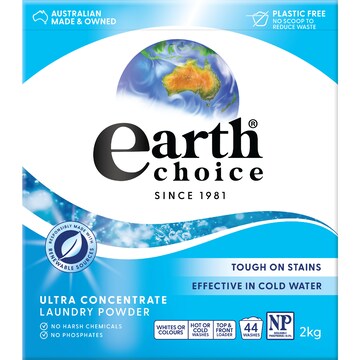 Earth Choice Front Loader Laundry Powder 2kg