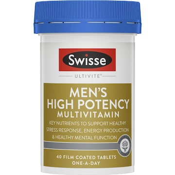 Swisse Ultivite Men's High Potency Multivitamin Tablets 40 pack