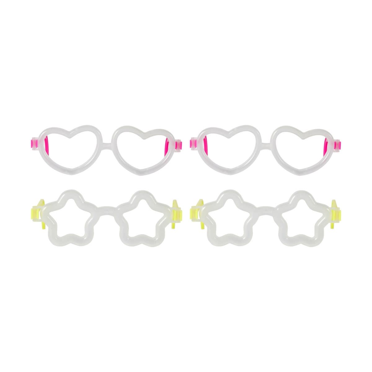 2 Pack Shaped Glasses - Assorted