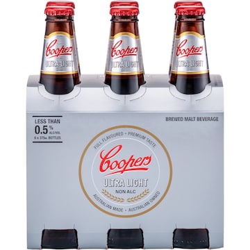 Coopers Ultra Light 375mL x 6 pack