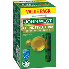 John West Chunk Style Tuna Oil In Olive Oil Blend 95g x 3 pack
