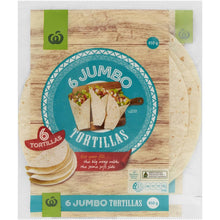Woolworths Tortilla Jumbo 6 Pack
