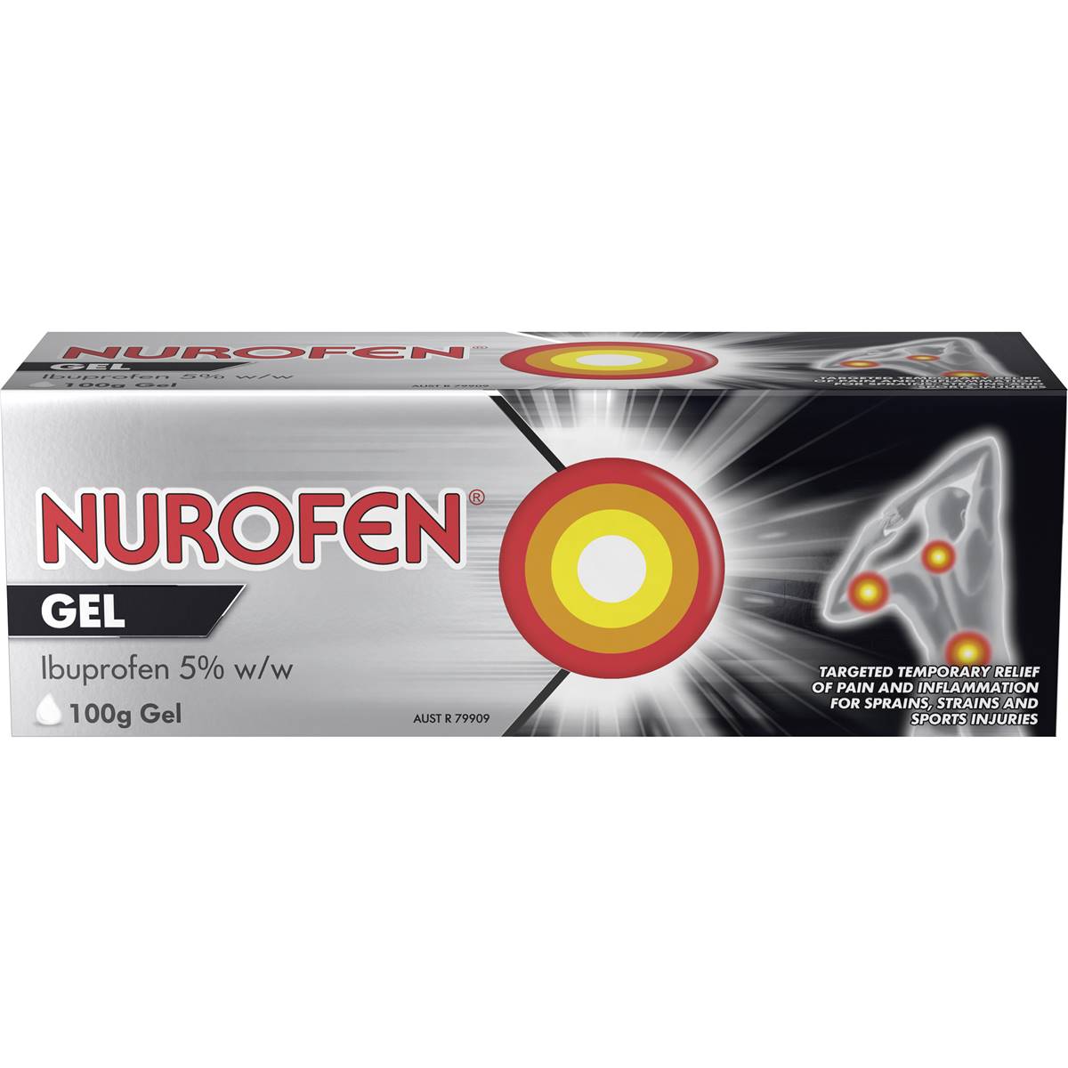 Nurofen Pain And Inflammation Relief Gel 5% Ibuprofen 100g