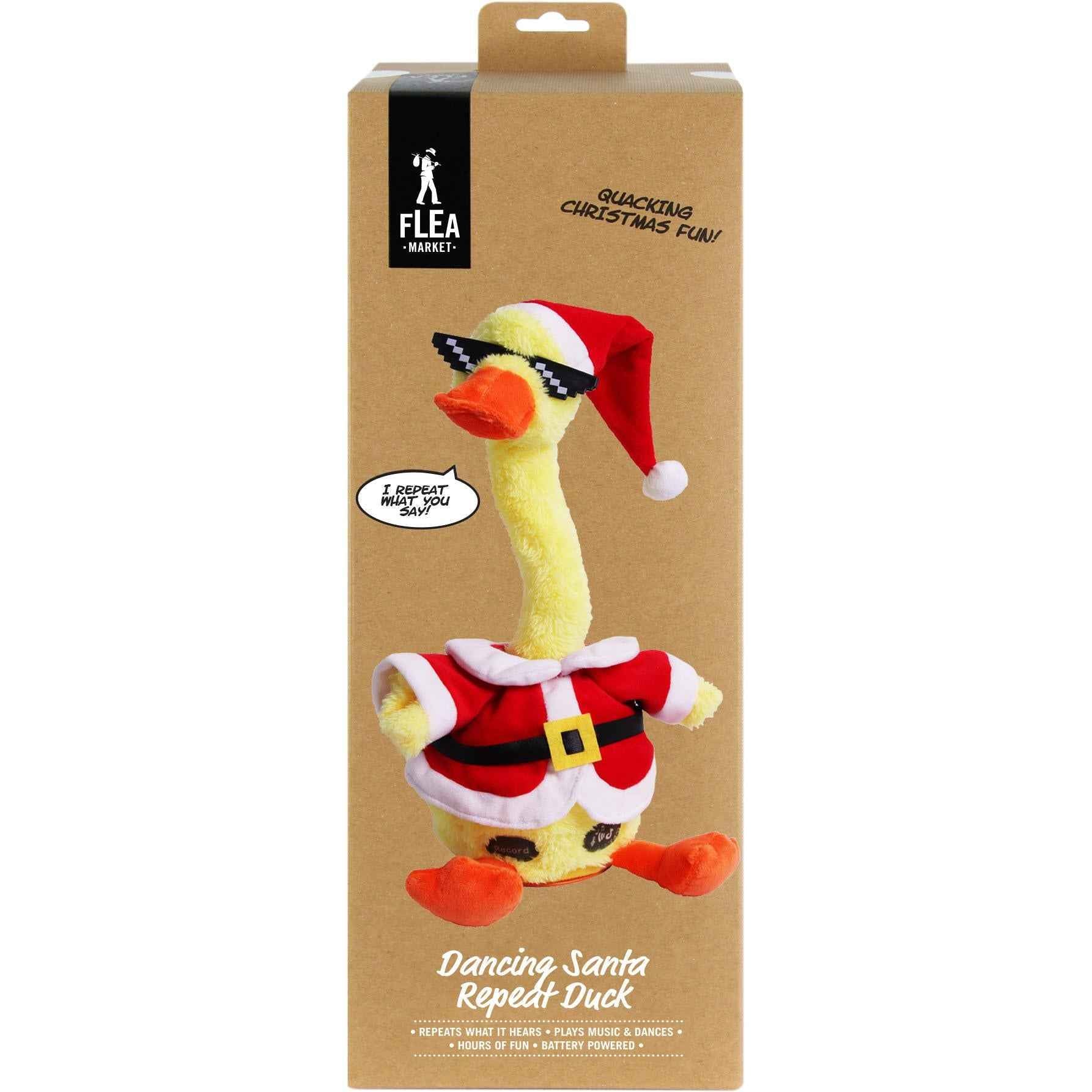 Flea Market Dancing & Repeating Santa Duck