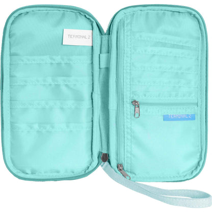 Terminal 2 Family RFID Passport Wallet (Blue)