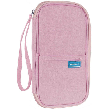 Terminal 2 Family RFID Passport Wallet (Pink)