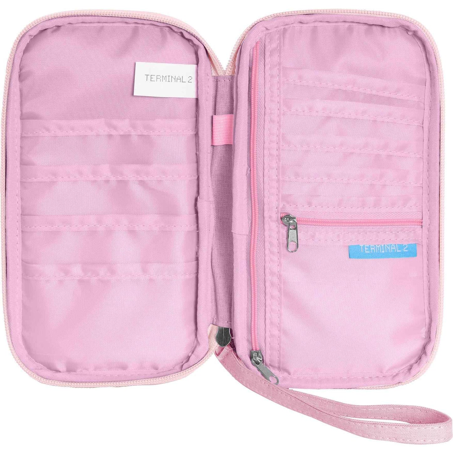 Terminal 2 Family RFID Passport Wallet (Pink)