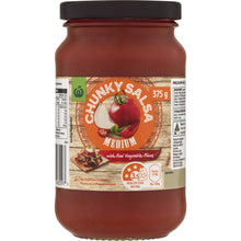 Woolworths Salsa Chunky Medium 375g