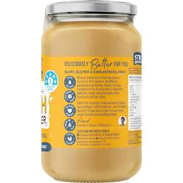Mayver's Smooth Peanut Butter 375g