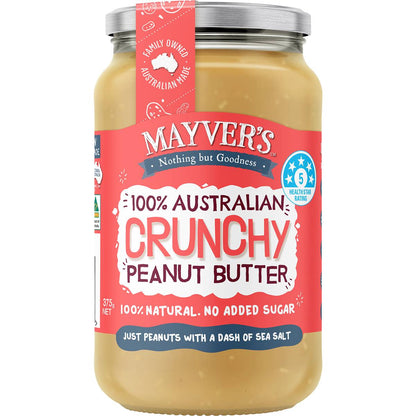 Mayver's Crunchy Peanut Butter 375g