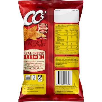 CC's Corn Chips Tasty Cheese 175g