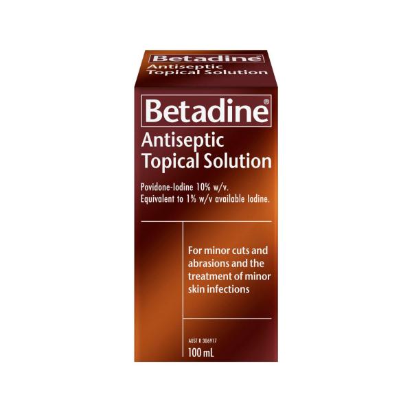 BETADINE ANTISEPTIC TOPICAL SOLUTION 100ML