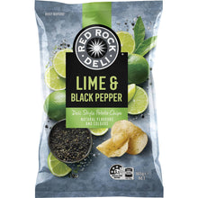 Red Rock Deli Potato Chips Share Pack Lime & Pepper 165g