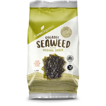 Ceres Organics Seaweed Nori Original Snack 5g