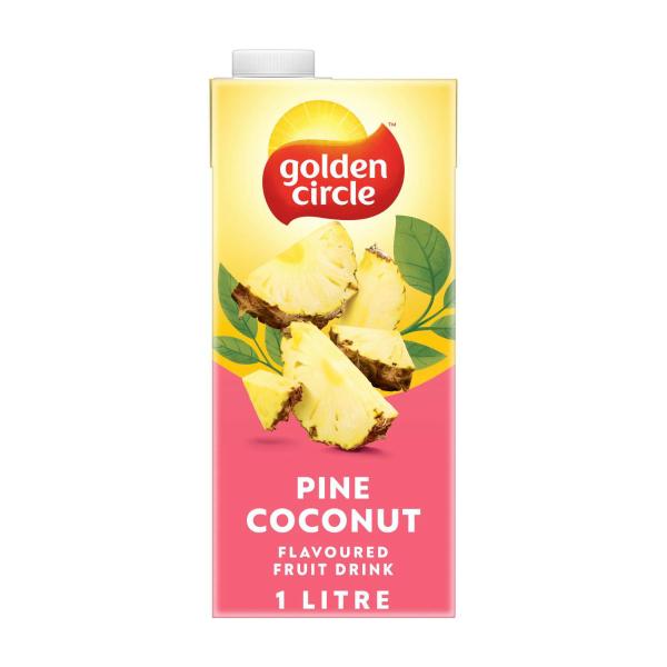 GOLDEN CIRCLE TETRA DRINK:PINEAPPLE COCONUT 1LITRE