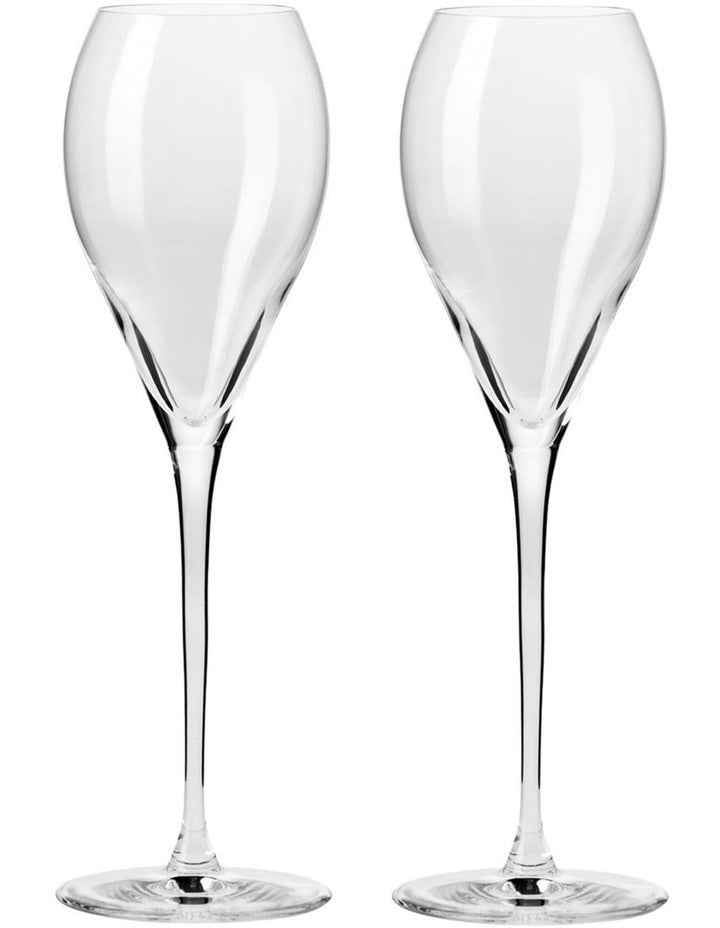 Duet Flute Set 230ml Set of 2 Gift Boxed in Clear