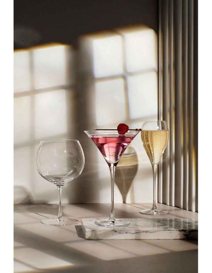 Duet Flute Set 230ml Set of 2 Gift Boxed in Clear