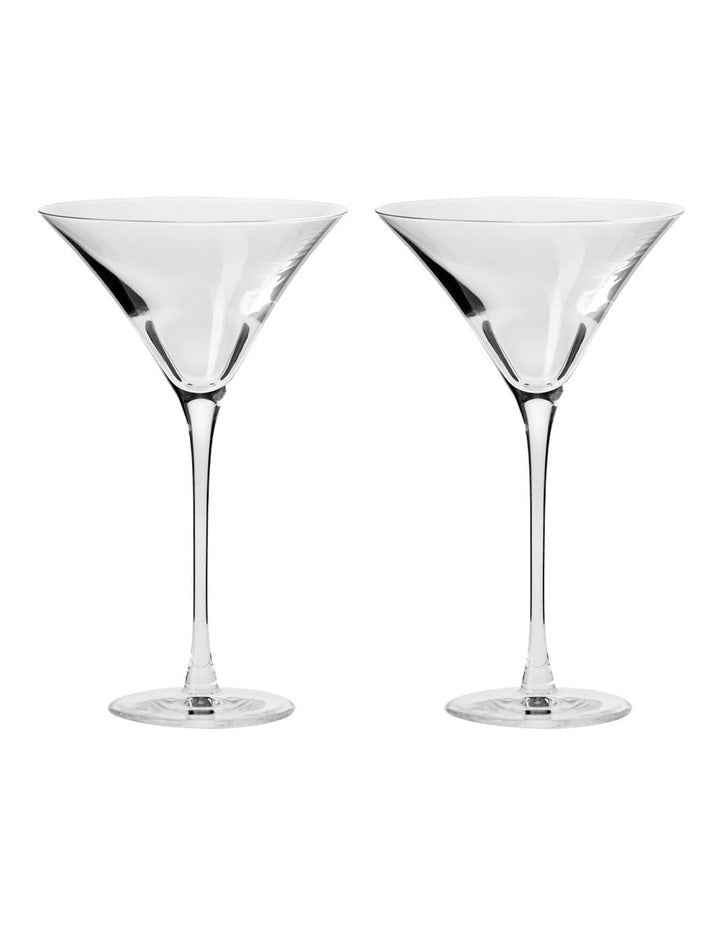 Duet Martini Glass 170ml Set of 2 in Clear
