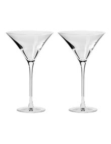 Duet Martini Glass 170ml Set of 2 in Clear