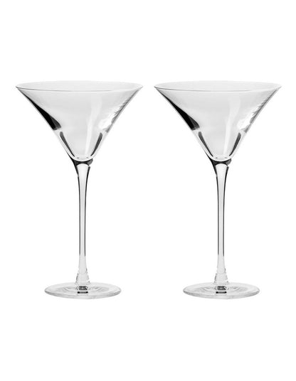 Duet Martini Glass 170ml Set of 2 in Clear