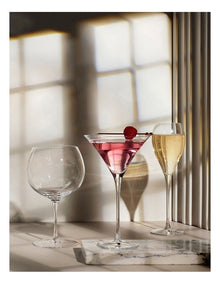 Duet Martini Glass 170ml Set of 2 in Clear