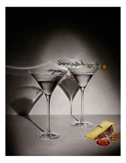 Duet Martini Glass 170ml Set of 2 in Clear