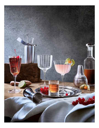 Bach Gin Glass Set of 4 in Clear