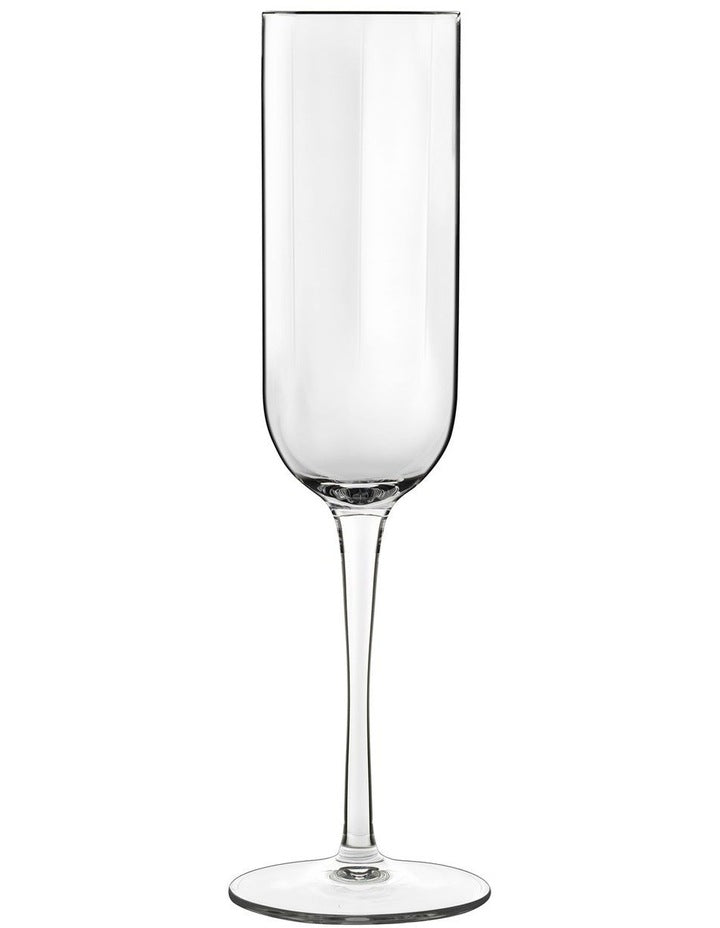 Jazz Champagne Flute Set 4Piece in Clear