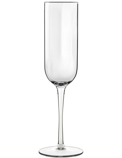 Jazz Champagne Flute Set 4Piece in Clear