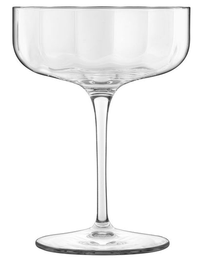 Jazz Cocktail Coupe Glass Set of 4 in Clear