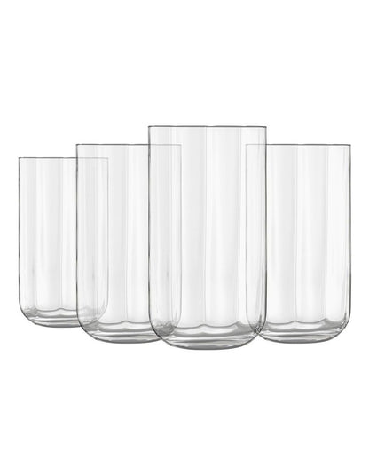 Jazz Highball Glass Set Set of 4 45ml in Clear
