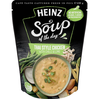 Heinz Soup Of The Day Thai Style Chicken & Chilli Soup Pouch 430g