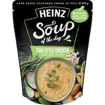Heinz Soup Of The Day Thai Style Chicken & Chilli Pouch 430g
