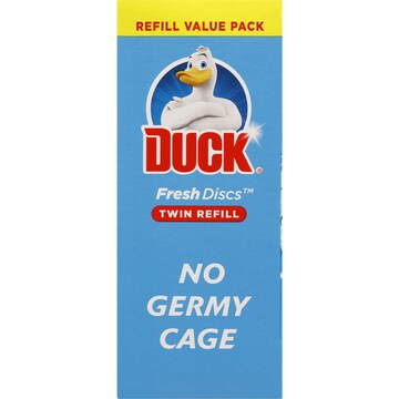Duck Fresh Discs Toilet Cleaner Marine Refill 36mL x 2 pack