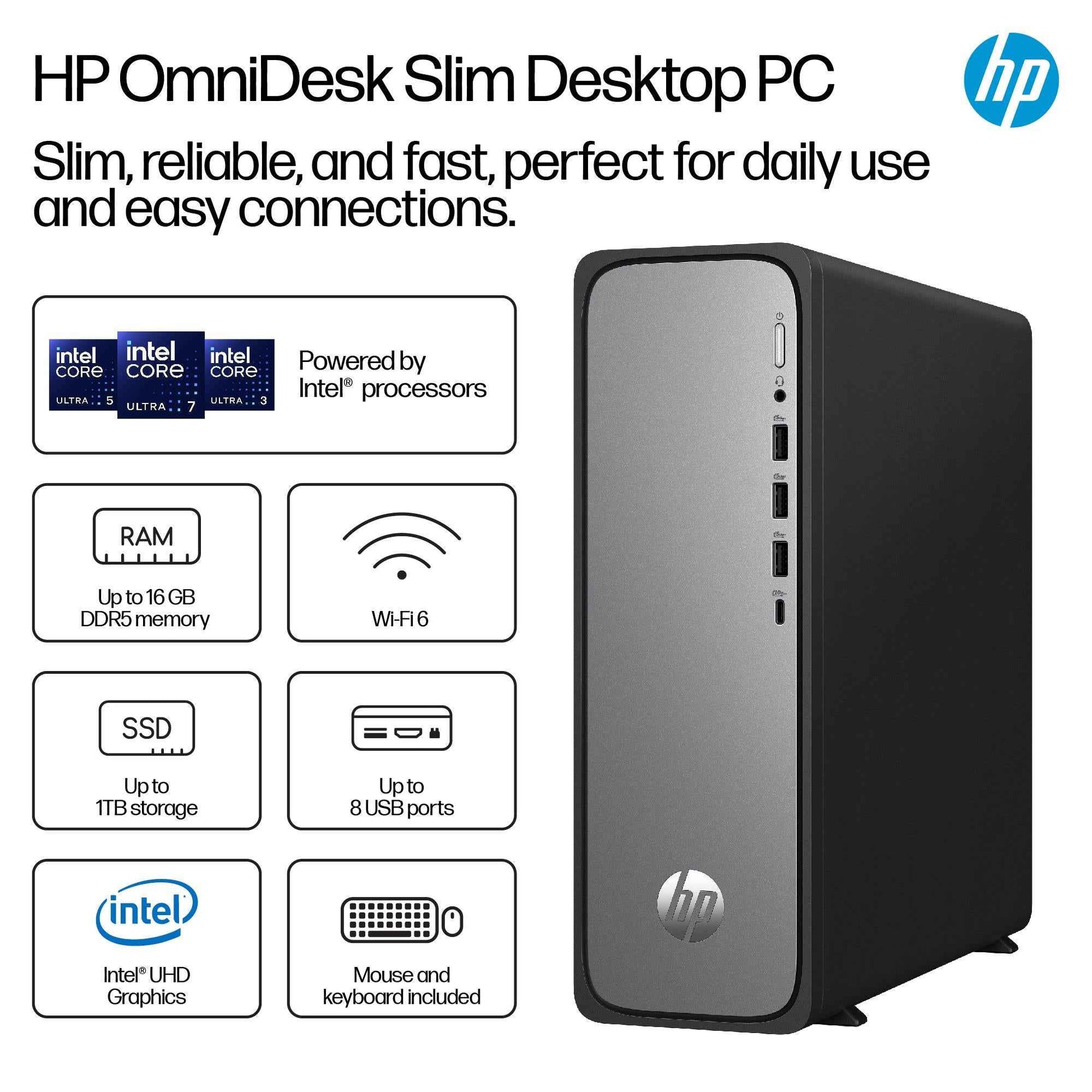 HP OmniDesk Slim S03-0008a Desktop PC (Intel Core i7)[1TB]