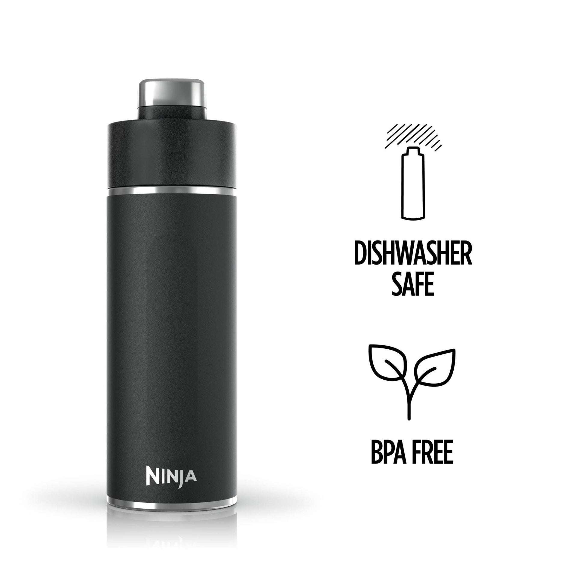 Ninja Thirsti 700ml Travel Bottle (Onyx Black)
