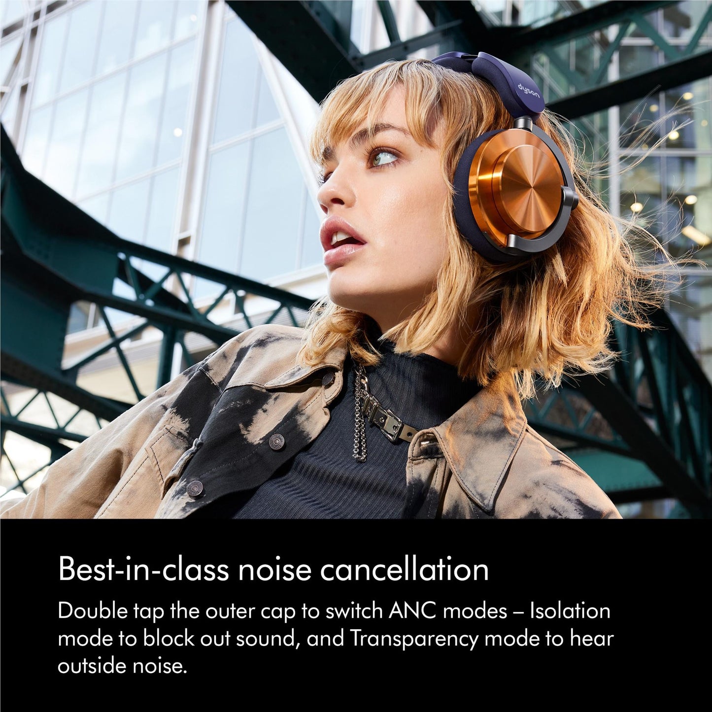 Dyson OnTrac ANC Over-Ear Wireless Headphones (CNC Copper)